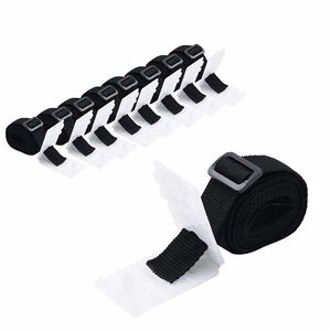 vidaXL Universal-Befestigungsb&auml;nder f&uuml;r Pool-Aufroller 8 Stk. 1,8 m