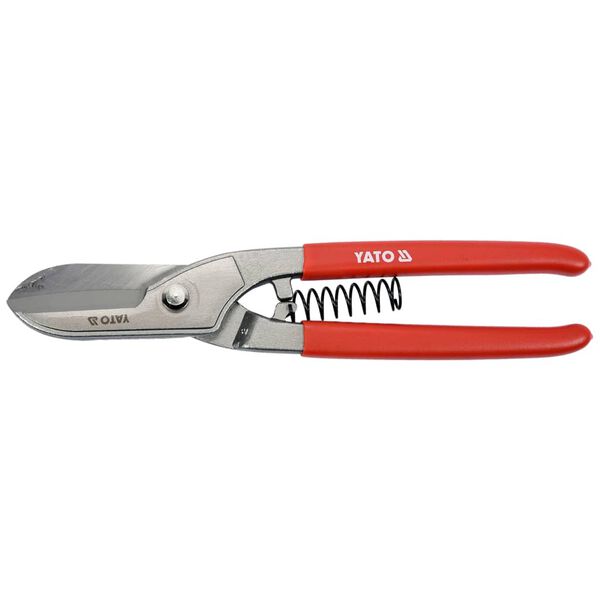 YATO Englische Blechschere 245 mm Rot