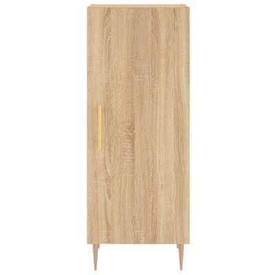 vidaXL Highboard Sonoma-Eiche 34,5x34x180 cm Holzwerkstoff