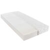 vidaXL Bett mit Matratze Beige Stoff 140 x 200 cm