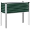 vidaXL Garten-Pflanzgef&auml;&szlig; Gr&uuml;n 100 x 45 x 90 cm Stahl