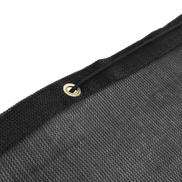 vidaXL Containernetz HDPE 3 x 5 m Schwarz