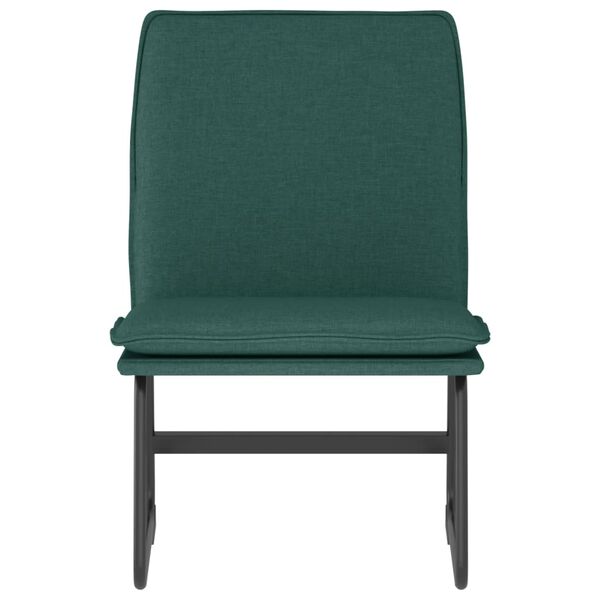 vidaXL Loungesessel Dunkelgr&uuml;n 52x75x76 cm Stoff
