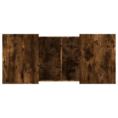 vidaXL Couchtisch Räuchereiche 80x55x40 cm Holzwerkstoff