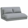 vidaXL Bodenstuhl Hellgrau 110 x 82 x 55 cm Stoff