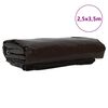 vidaXL Plane 650g / m&sup2; Braun 2,5 x 3,5 m Canvas mit PVC-Beschichtung