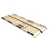 vidaXL Bett-Lattenrost Braun 140 x 190 cm Massivholz Buche