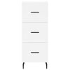 vidaXL Highboard Wei&szlig; 34,5x34x180 cm Holzwerkstoff