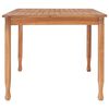 vidaXL 7-tlg. Garten-Essgruppe Massivholz Teak