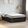 vidaXL Bettgestell Schwarz 160x200 cm Holzwerkstoff