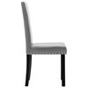 vidaXL Esszimmerst&uuml;hle 4 Stk. Grau PVC