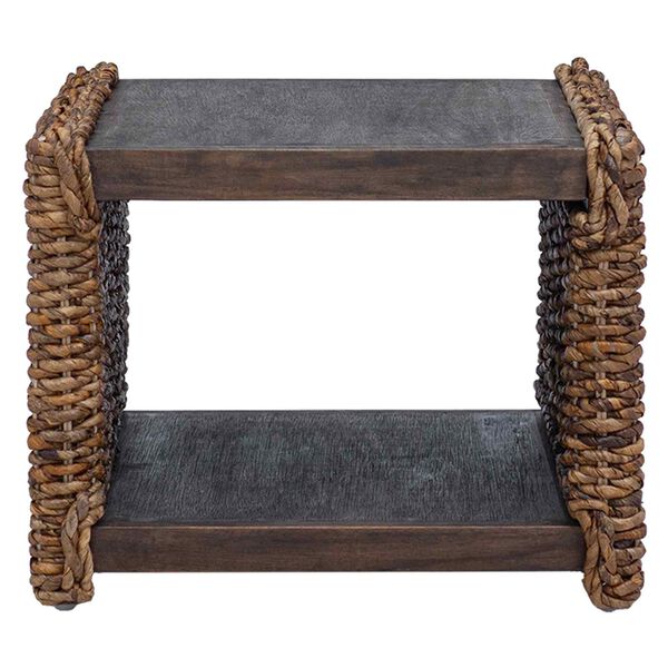 vidaXL Couchtisch Natur 45 x 45 x 45 cm Massives Mahagoni Holz