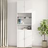 vidaXL Wandschrank Wei&szlig; 80x42,5x64 cm Holzwerkstoff