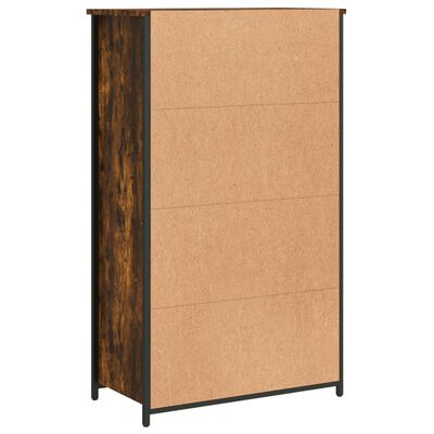 vidaXL Highboard Räuchereiche 62x32x103,5 cm Holzwerkstoff