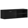 vidaXL TV-Schrank Schwarze Eiche 120x34x37 cm Holzwerkstoff