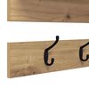 vidaXL Wandmontierter nachttisch Artisan-Eiche 90 x 15 x 36 cm