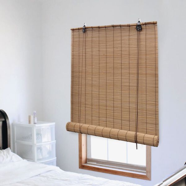 vidaXL Bambusrollo 100x220 cm Braun