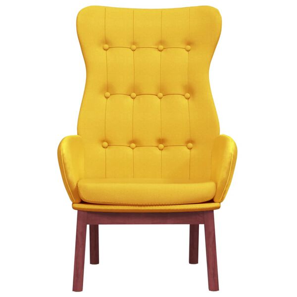 vidaXL Relaxsessel Senfgelb Stoff
