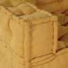 vidaXL Modulares Sofa 4 pcs Gelb Stoff