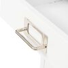 vidaXL Aktenschrank mit 5 Schubladen Metall 28 x 35 x 35 cm Wei&szlig;