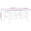 vidaXL 11-tlg. Garten-Lounge-Set mit Dunkelgrauen Kissen Bambus