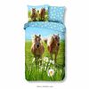 Good Morning Kinder Bettw&auml;sche-Set Horses 140&times;200/220 cm