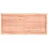 vidaXL Tischplatte 120x50x(2-4) cm Massivholz Behandelt Baumkante