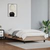vidaXL Bettgestell Cappuccino-Braun 90x200 cm Kunstleder