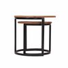 LABEL51 2-tlg. Couchtisch-Set Duo Holz/Schwarz