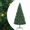 vidaXL Weihnachtsbaum mit dekorativen Lichterketten Gr&uuml;n 400 cm PVC
