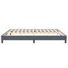 vidaXL Bettgestell ohne Matratze Dunkelgrau 200x210 cm Samt