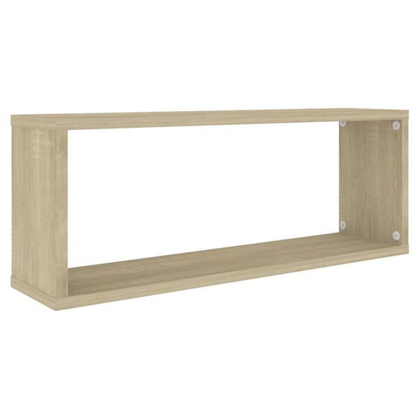 vidaXL W&uuml;rfelregale 6 Stk. Sonoma-Eiche 60x15x23 cm Holzwerkstoff