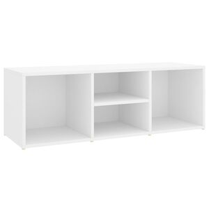vidaXL Schuhbank Wei&szlig; 105x35x35 cm Holzwerkstoff