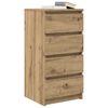 vidaXL Sideboard Artisan-Eiche 37,5x35x76 cm Holzwerkstoff