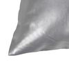 vidaXL Kissen-Set 2 Stk. PU 60 x 60 cm Silbern