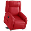 vidaXL Relaxsessel mit Aufstehhilfe Rot Kunstleder