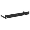 vidaXL Schweberegal Eichen-Optik und Wei&szlig; 50x23x3,8 cm MDF