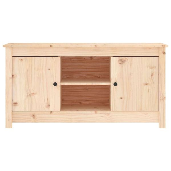 vidaXL TV-Schrank 103x36,5x52 cm Massivholz Kiefer