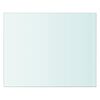 vidaXL Regalboden Glas Transparent 20x25 cm