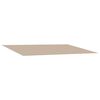 vidaXL Markisenersatzstoff Beige 600 x 300 cm Polyester