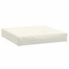 vidaXL Palettenkissen 3-tlg. Melange Creme Stoff
