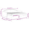 vidaXL Tagesbett Ausziehbar mit Matratze Hellgrau 90x200 cm Stoff
