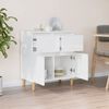 vidaXL Sideboard Hochglanz-Wei&szlig; 60x35x70 cm Holzwerkstoff