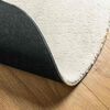 vidaXL Bereichsteppiche Oval HUARTE Creme 80 x 150 cm 100 %Polyester