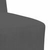 vidaXL Modulares Armfreies Sofa 2 pcs Dunkelgrau 55 x 74 x 82 cm