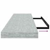 vidaXL Schweberegale 2 Stk. Betongrau 90x23,5x3,8 cm MDF