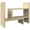 vidaXL Schreibtisch-Organizer Sonoma-Eiche 38,5x17x39 cm Holzwerkstoff