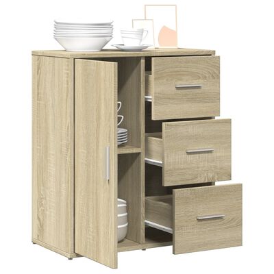 vidaXL Sideboard Sonoma-Eiche 60x31x70 cm Holzwerkstoff