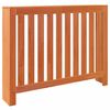 vidaXL Heizk&ouml;rperverkleidung Wachsbraun 108,5x19x84cm Massivholz