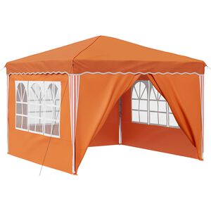 vidaXL Pop-up Partyzelt 288 x 288 x 245 cm Orange Oxford-Stoff